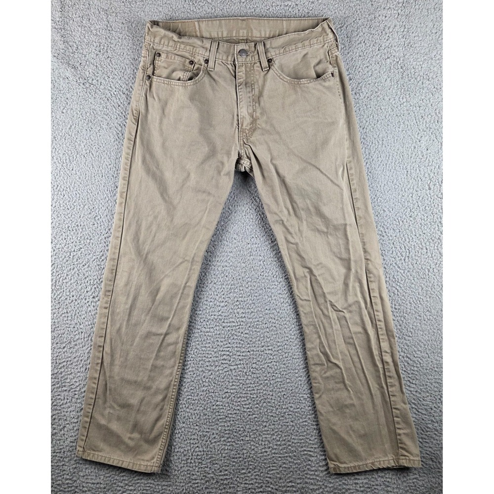 Levis‎ 559 Jeans Mens 32x32 Tan Relaxed Straight Fit Denim Twill Pants Casual